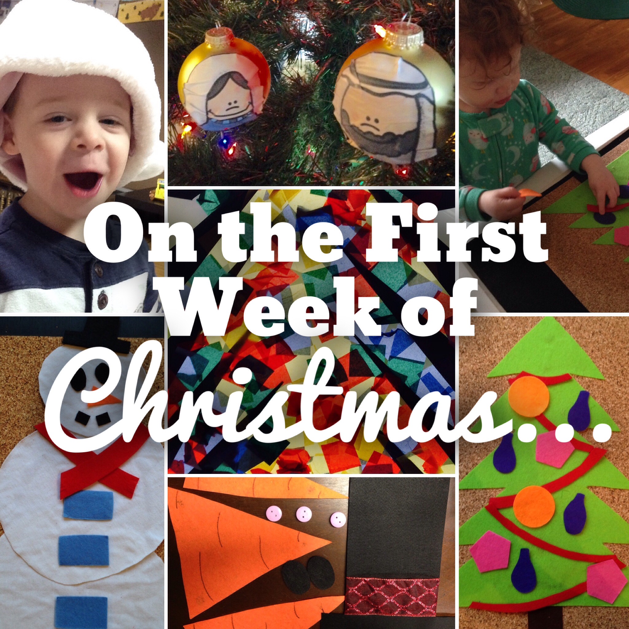 On the First Week of Christmas -The Bitty-Bits Blog
